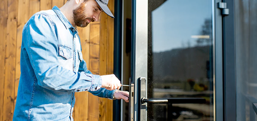 Frameless Glass Storefront Door Locks Replacement in Whittier, CA